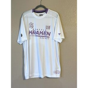 Men's 2XL NWOT Seattle‎ Kraken Fanatics 2021 Hockey Fights Cancer T-Shirt